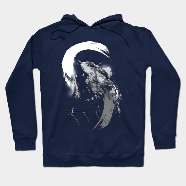 wolf Hoodie by artofkaan